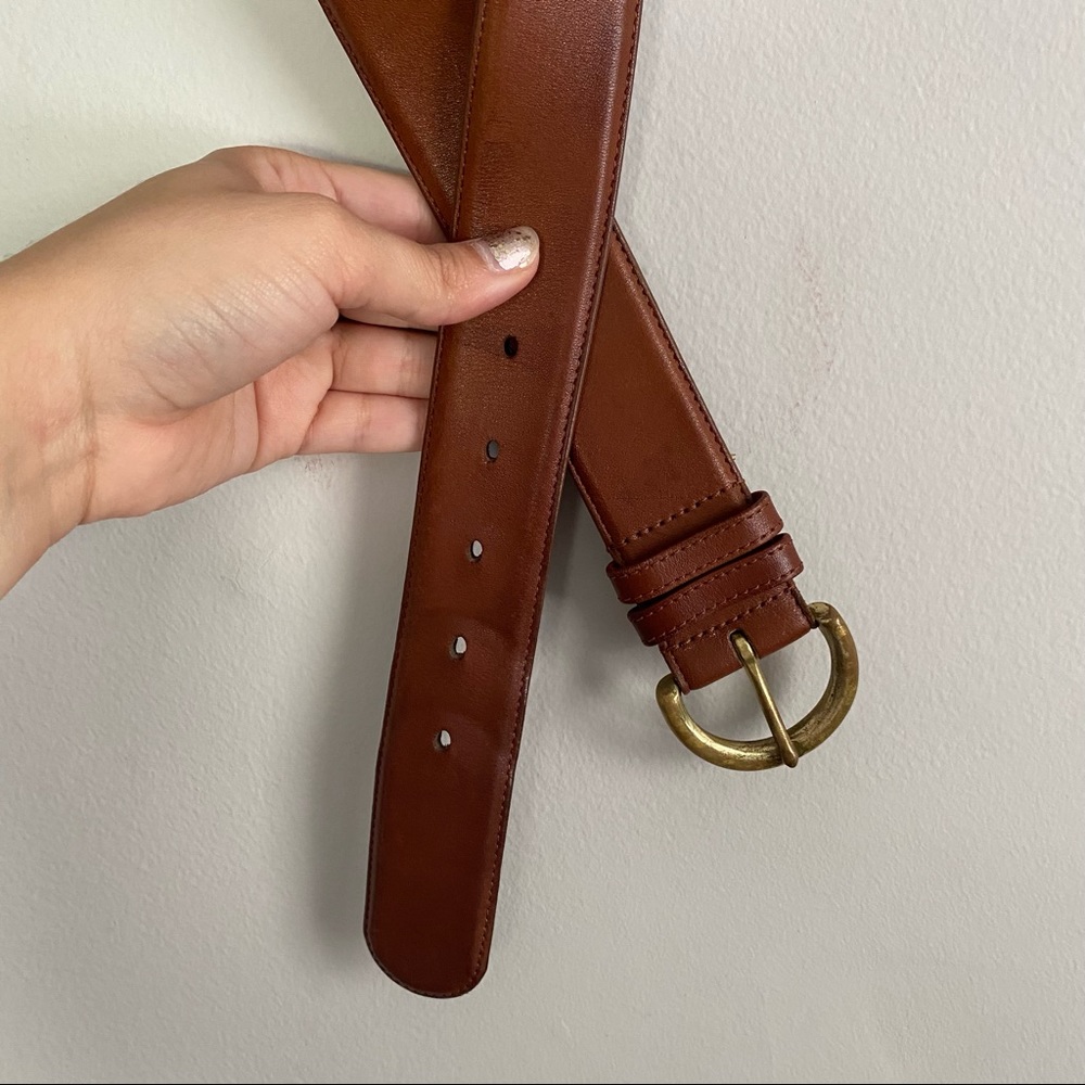 Coach Tan Belt w/ Gold Buckle